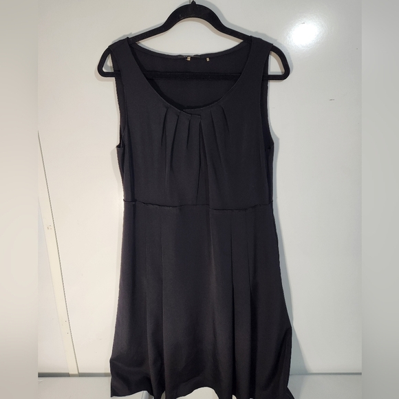 Elie Tahari Silk Black Sleeveless Dress, Size 14 - Picture 1 of 11